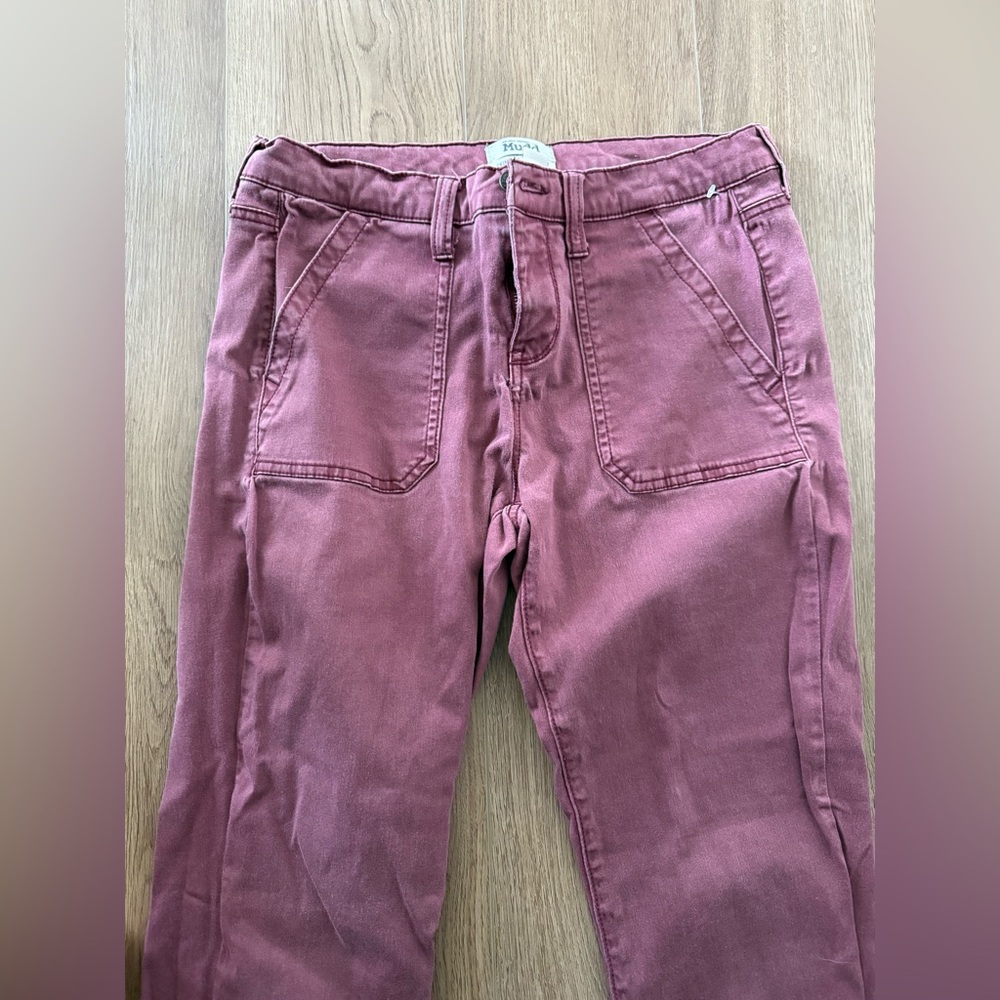 Mudd Y2K Skinny Jean Pink Pants - Picture 4 of 9